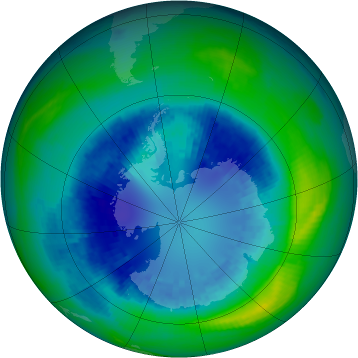 Ozone Map 2004-08-31